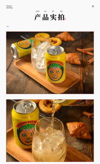 广氏菠萝啤酒风味饮料 无酒精即饮佳品，整箱批发更划算